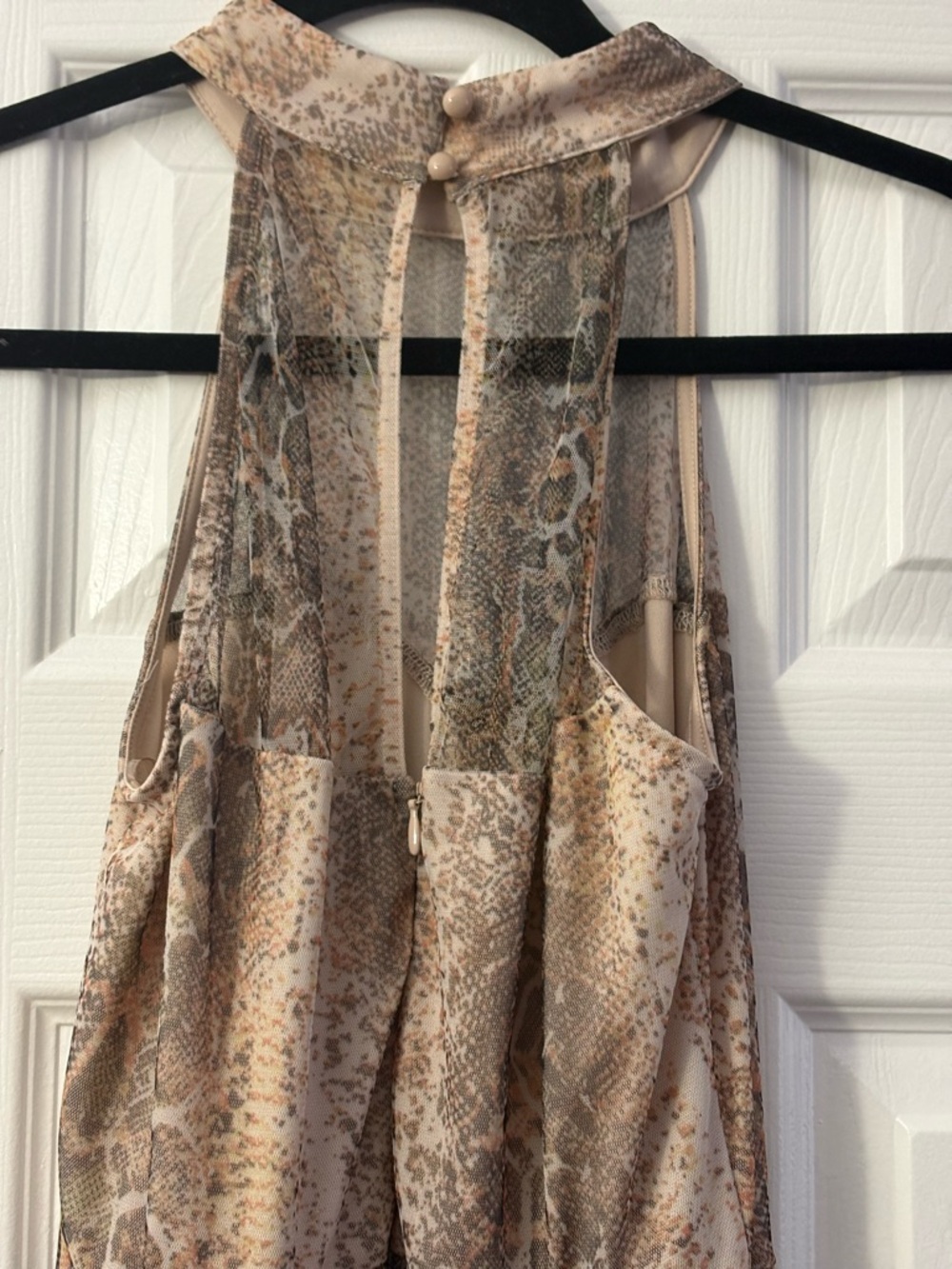Candalite Snake-Print Maxi Dress Size Small (seems to run big - check listing) - Picture 7 of 12
